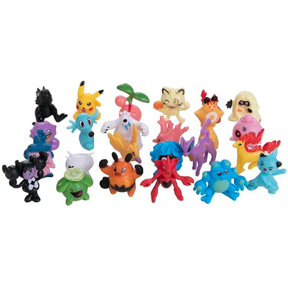 Pokemon Pikachu Mini Action Figure Set 24 144 Pieces