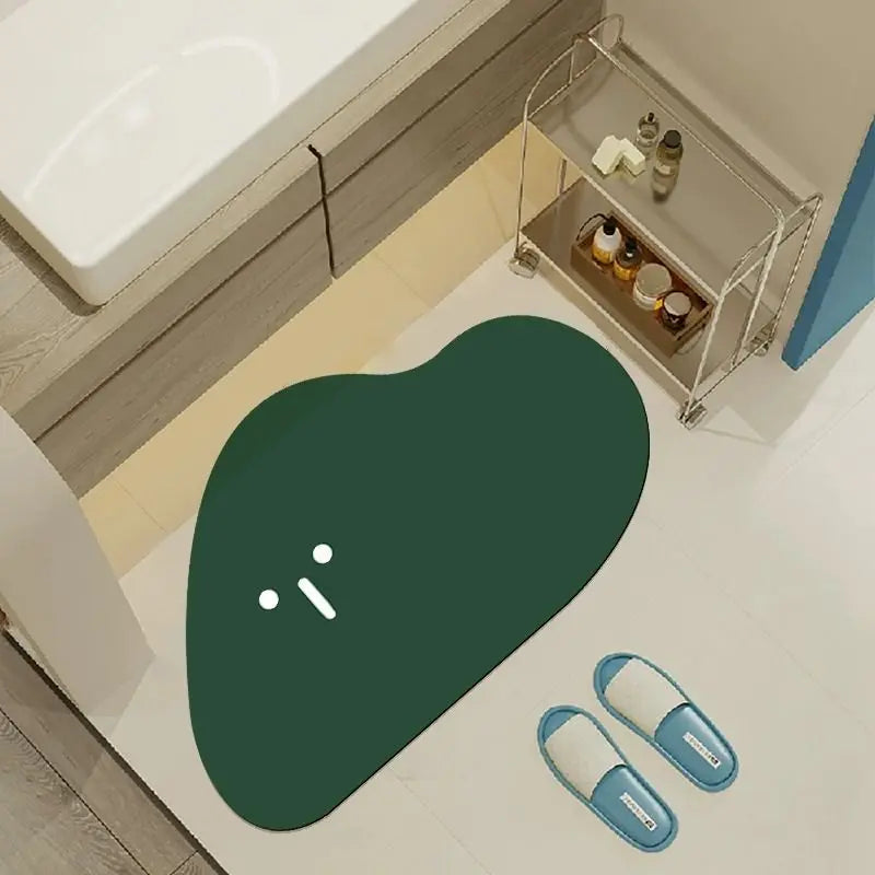 Quick-dry non-slip absorbent bath mat
