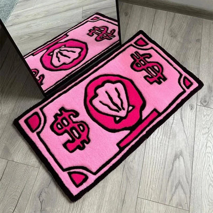 VIKAMA Coin SpongeBob Rug Non-Slip Bedroom Living Room Entry Mat Home Decor