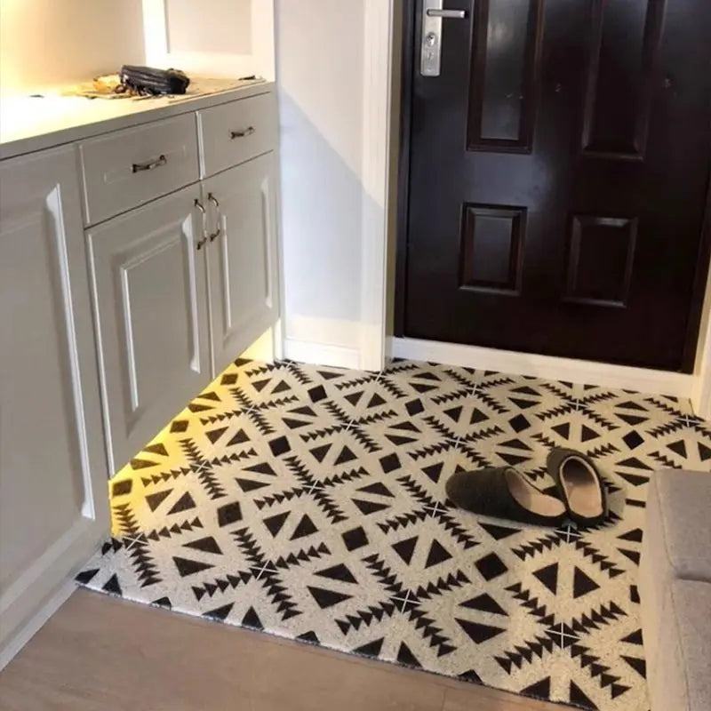 PVC washable anti-dirt cartoon door mat