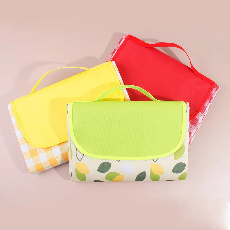 Foldable Picnic Mat Portable Sand Beach Mats Non Woven Fabric Thicken Tent Camping Blanket Pad Moisture Proof Outdoor Picnic Mat