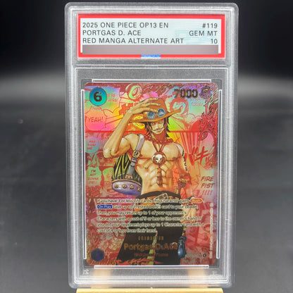 One Piece OP13 Luffy Sabo Ace English Rating Card Set
