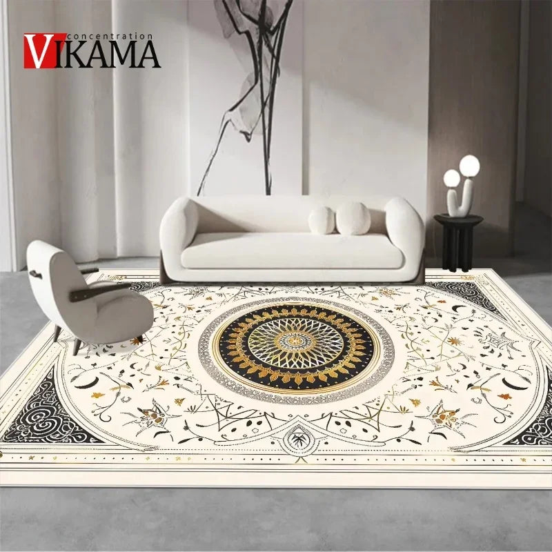 VIKAMA Persian Red Luxury Velvet Rug