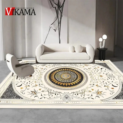 VIKAMA Persian Red Luxury Velvet Rug