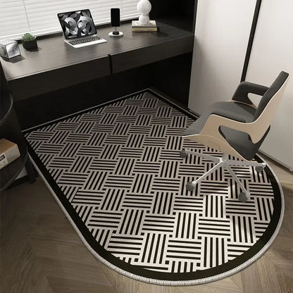 VIKAMA Computer Chair Floor Mat Non-Slip Office Swivel Chair Bedroom Carpet