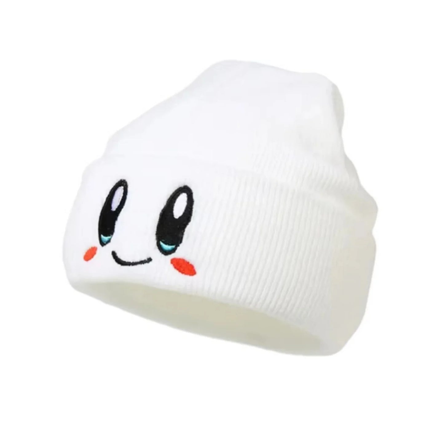 Big Eye Embroidered Knit Beanie
