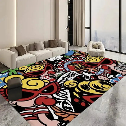 VIKAMA Washable Non-Slip Kids Room Rug