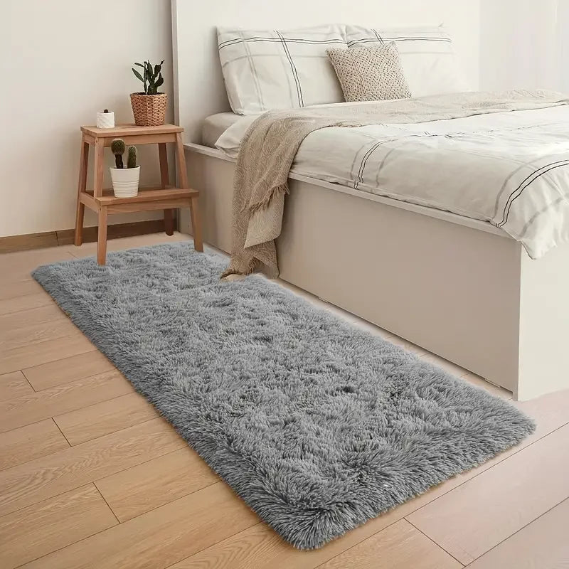 VIKAMA Soft Fluffy Long Pile Machine Washable Area Rug
