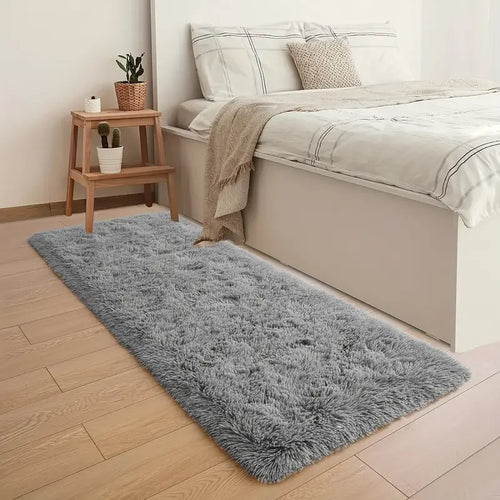 VIKAMA Soft Fluffy Long Pile Machine Washable Area Rug