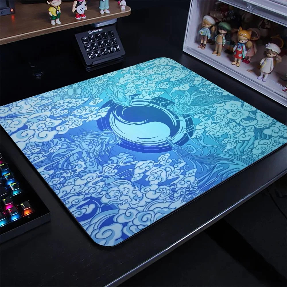 Chinese Dragon & Tiger Gaming Mouse Pad Desk Mat