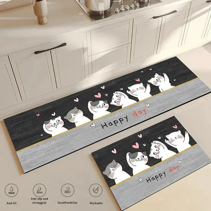 Cat Kitchen Corner Long Floor Mat