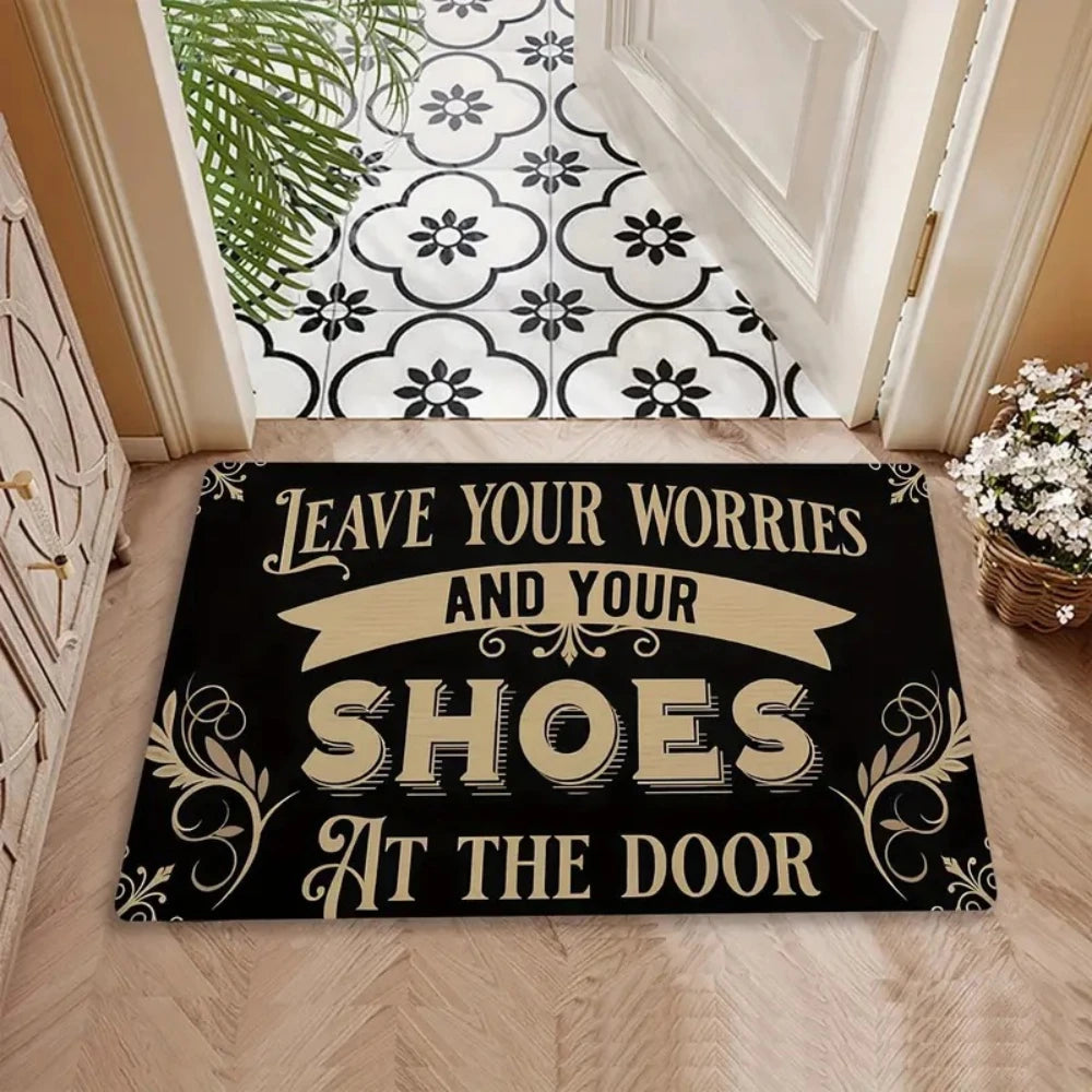 VIKAMA Sweet Home Non-Slip Welcome Doormat