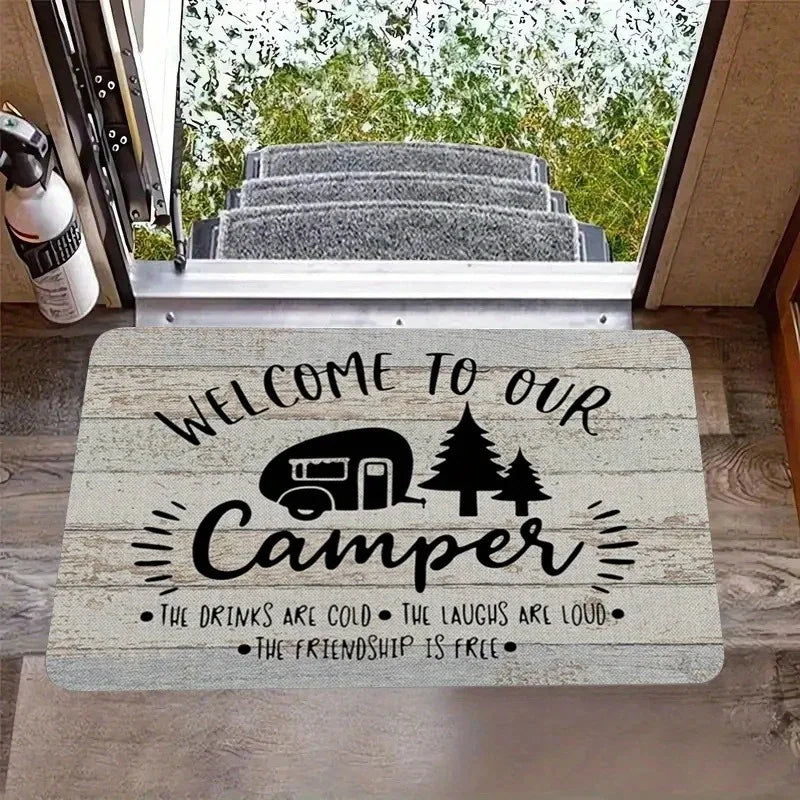 American Style Welcome Entrance Mat