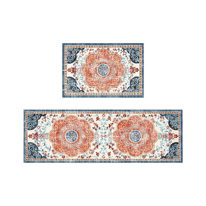 VIKAMA Retro Persian Non-Slip Runner Rug