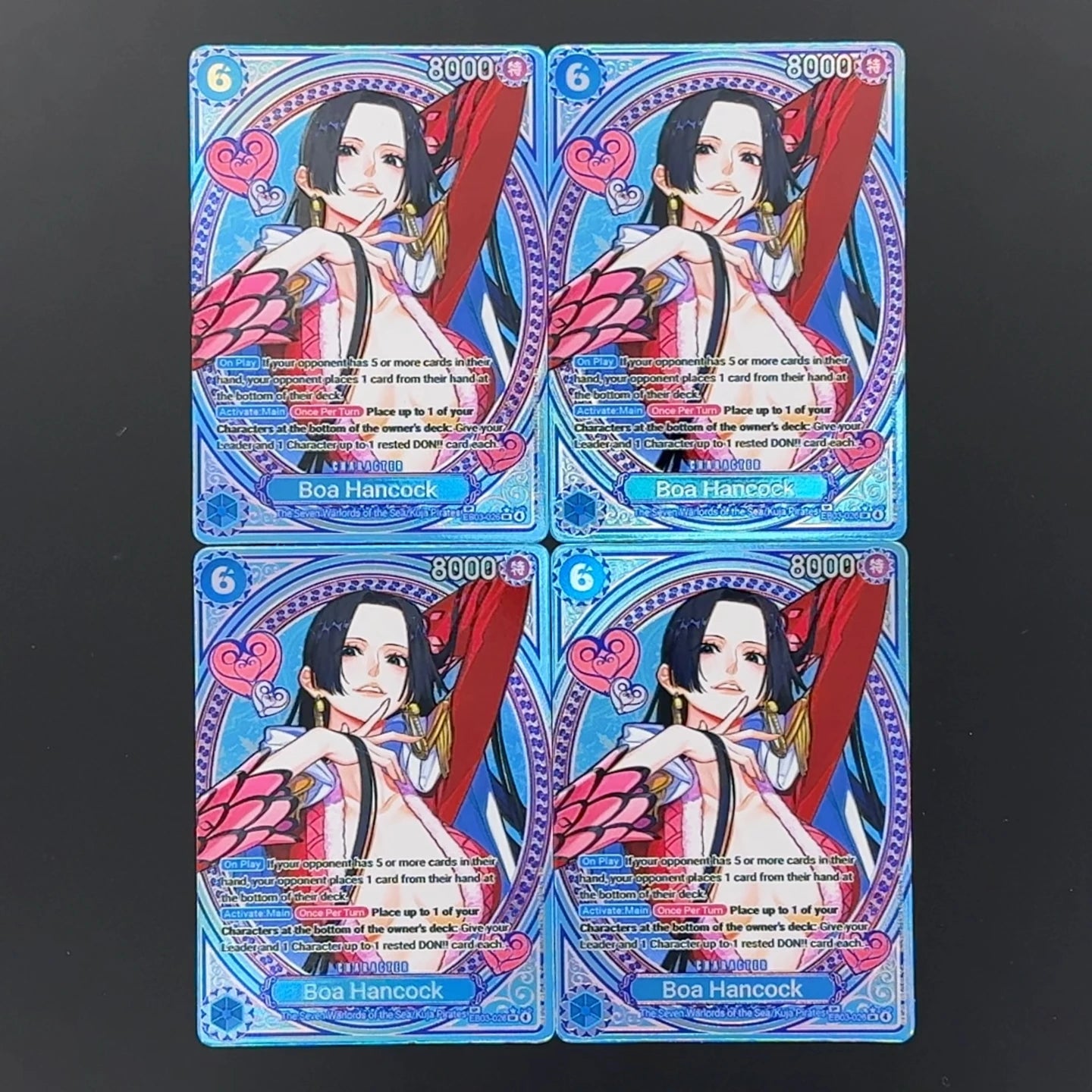 One Piece EB03 Heroines SP Textured Foil Card Set