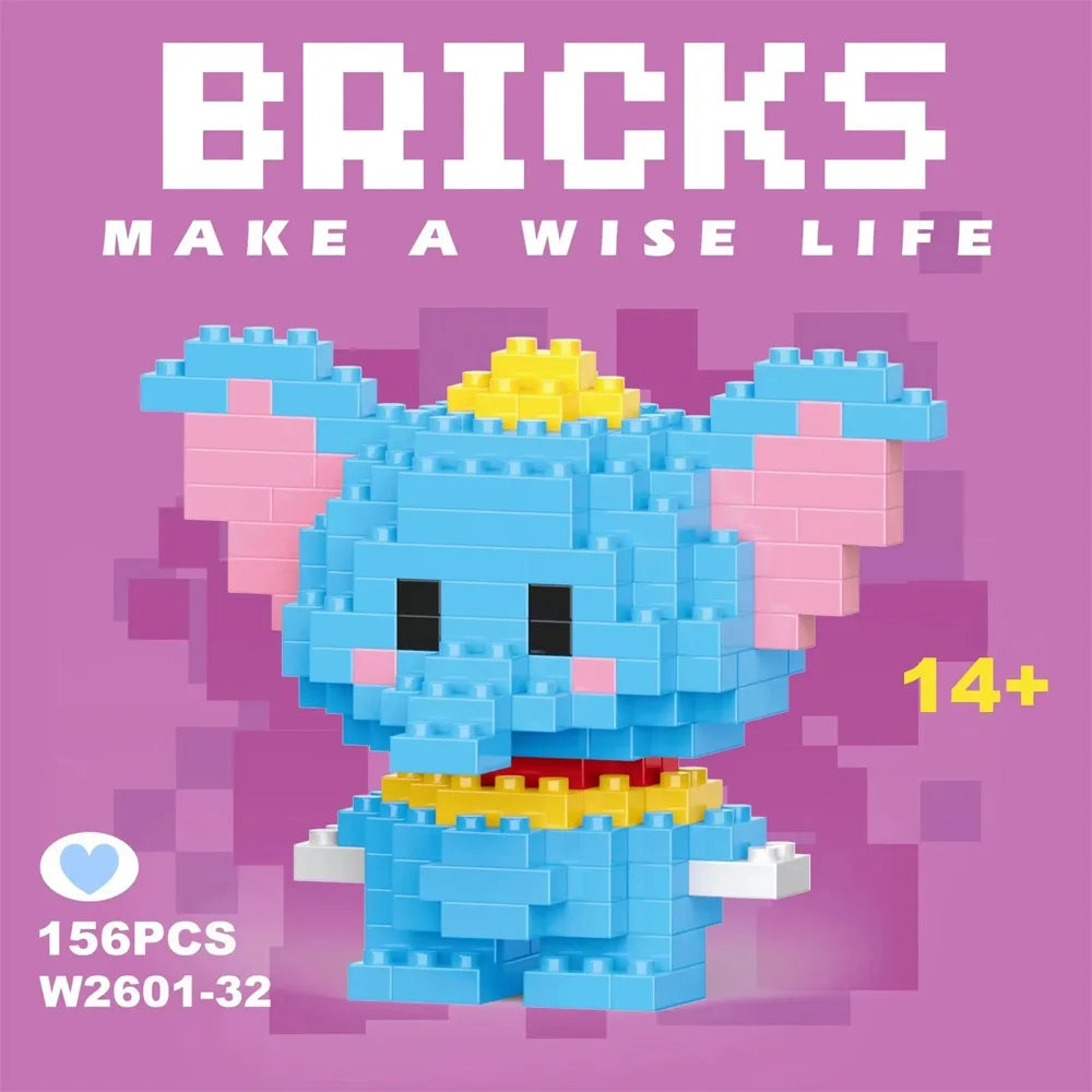 Disney Stitch Character Mini Building Blocks Toy Set
