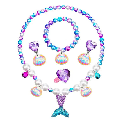 Ariel Little Mermaid Princess Costume Dress For Girls