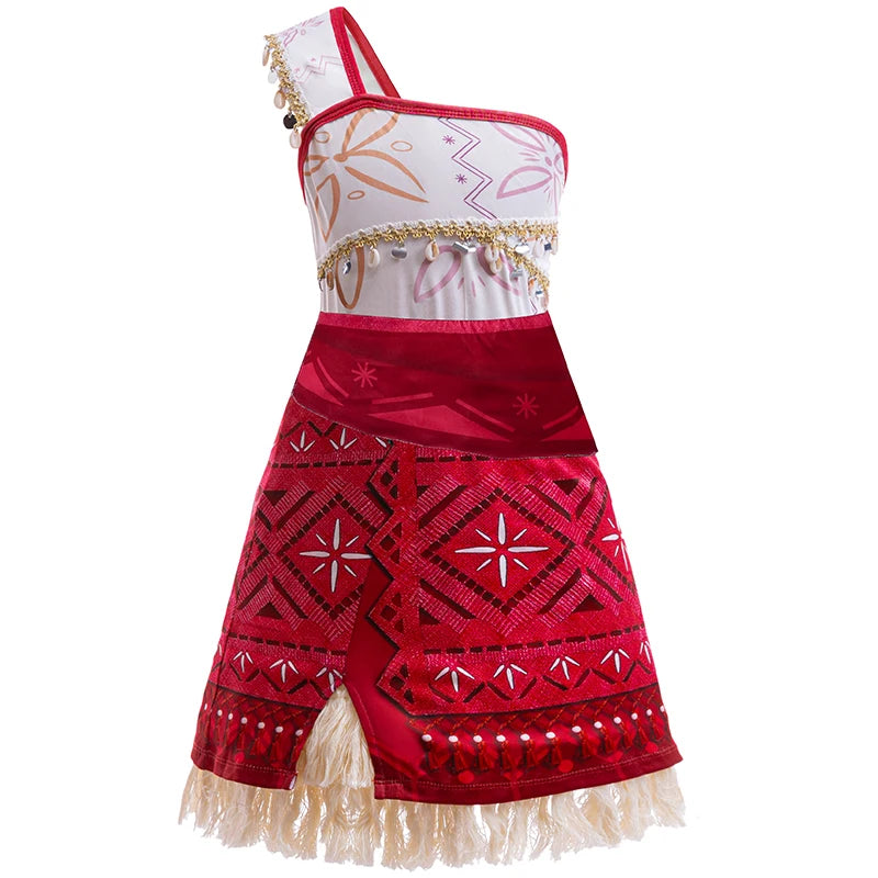 Moana 2 Princess Costume Dress For Girls