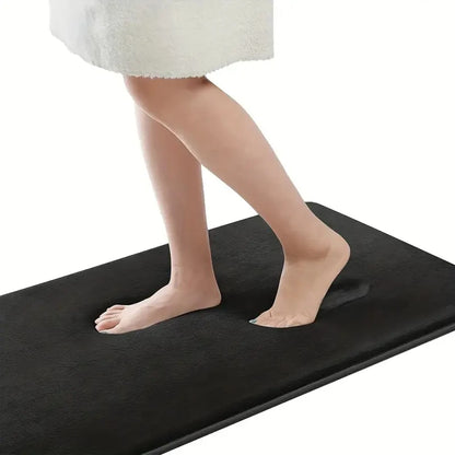 Large Bathroom Anti-Slip Floor Mat Water-Absorbent Bathtub Carpet Home Decor
