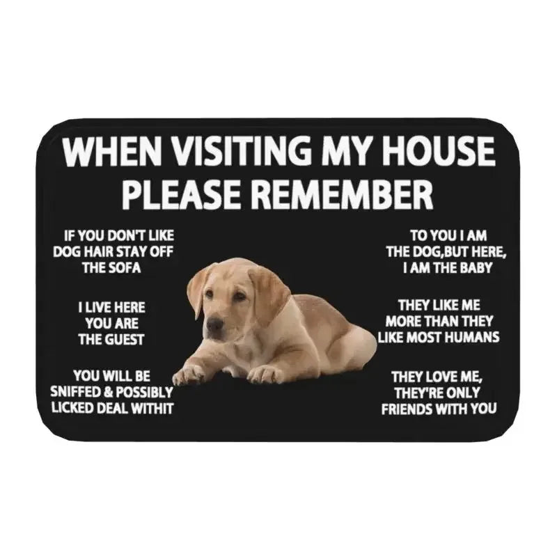 Staffordshire Bull Terrier Non-Slip Doormat Kitchen Bathroom Bedroom Balcony Entrance Floor Rug Home Decor