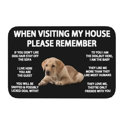 Staffordshire Bull Terrier Non-Slip Doormat Kitchen Bathroom Bedroom Balcony Entrance Floor Rug Home Decor