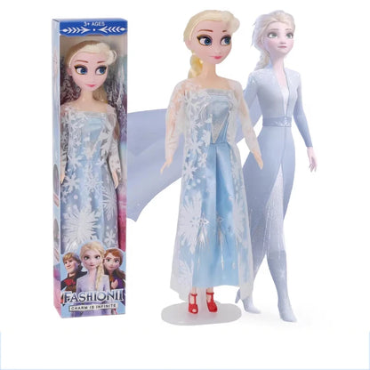 Disney Frozen 2 Anna Elsa 30cm Poseable Doll Set