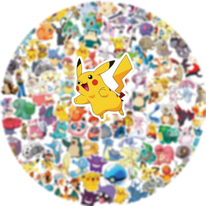Pokemon Pikachu Waterproof Anime Sticker Set 50 200 Pieces