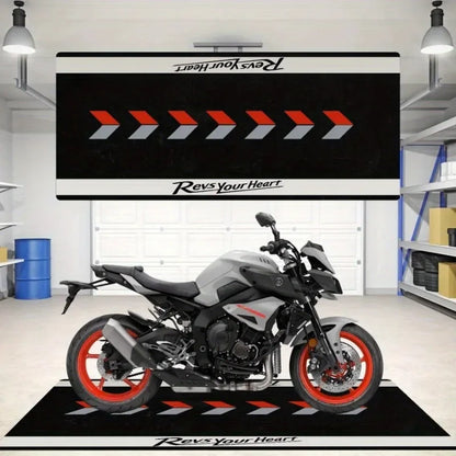 VIKAMA Motorcycle Display Non-Slip Area Rug