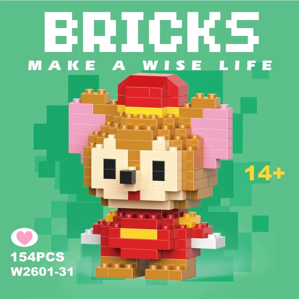 Disney Stitch Character Mini Building Blocks Toy Set