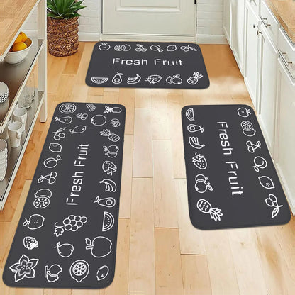 Multi-Purpose Sponge Absorbent Mat Non-Slip Kitchen Bathroom Rug Moisture Absorption Machine Washable Carpet