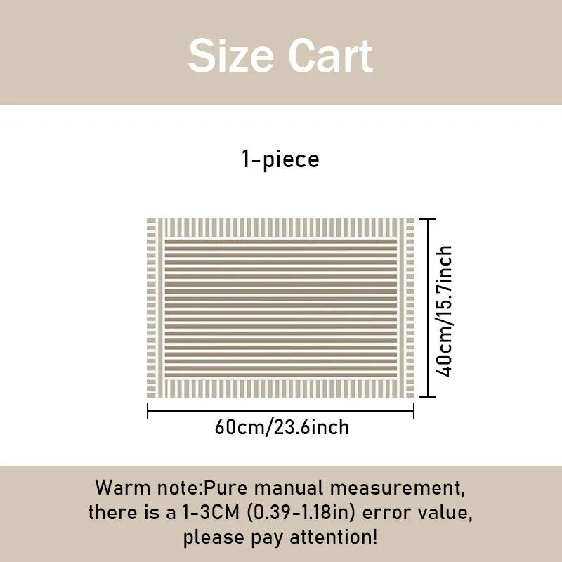 Diatom Mud Absorbent Kitchen Mat Non-Slip Rubber Back Water-Absorbing Washable Floor Rug Home Decor