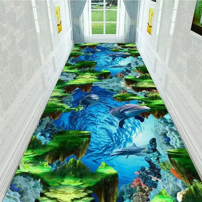 3D Nature Scene Corridor Rug