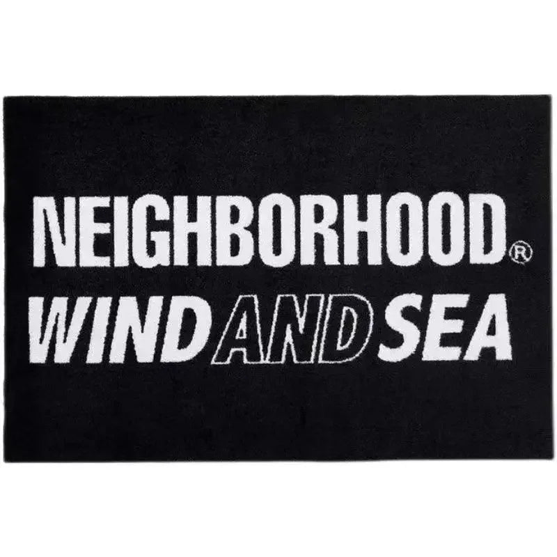NEIGHBORHOOD NBHD SEA Nikko Silk Ring Entry Door Mat Non-Slip Trend Carpet