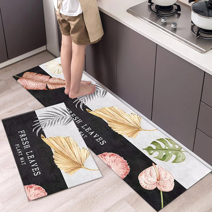VIKAMA Kitchen Floor Mat Long Carpet Entrance Door Living Room Bedroom Rug