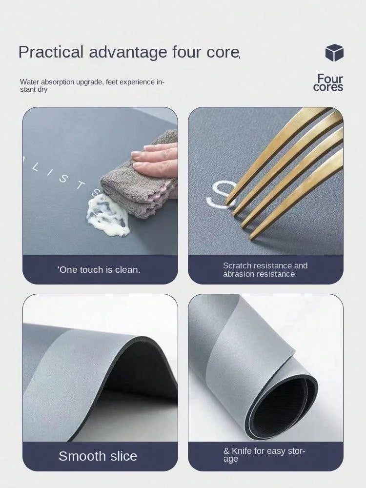 Long quick-dry non-slip kitchen mat
