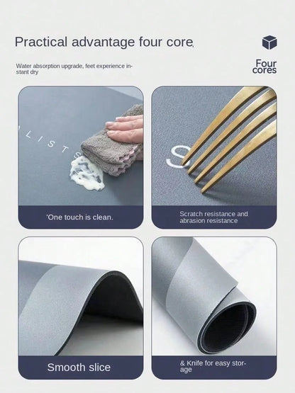 Long quick-dry non-slip kitchen mat