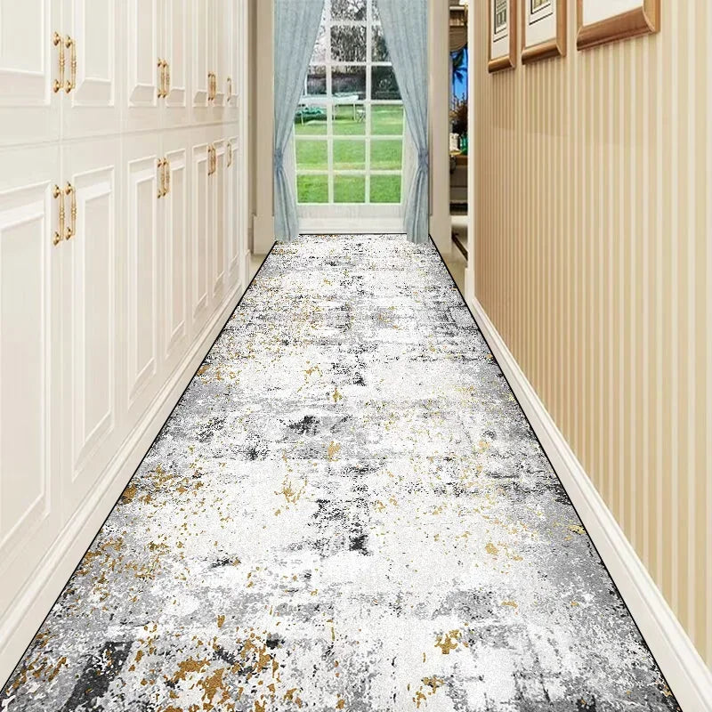 Nordic Abstract Long Corridor Runner Rug