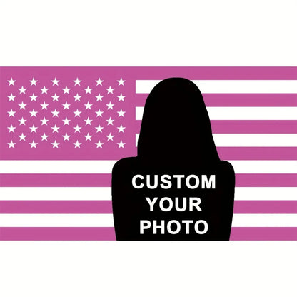 VIKAMA Custom Flag Tapestry, Personalized With Your Design, Logo, or Text. Ideal for Wall Decor in Living Rooms. home