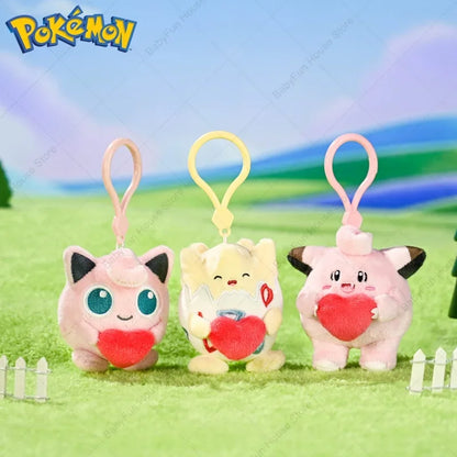 Pokemon Character Plush Toy Keychain Set