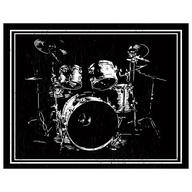 Electronic Drum Soundproofing Carpet Mat