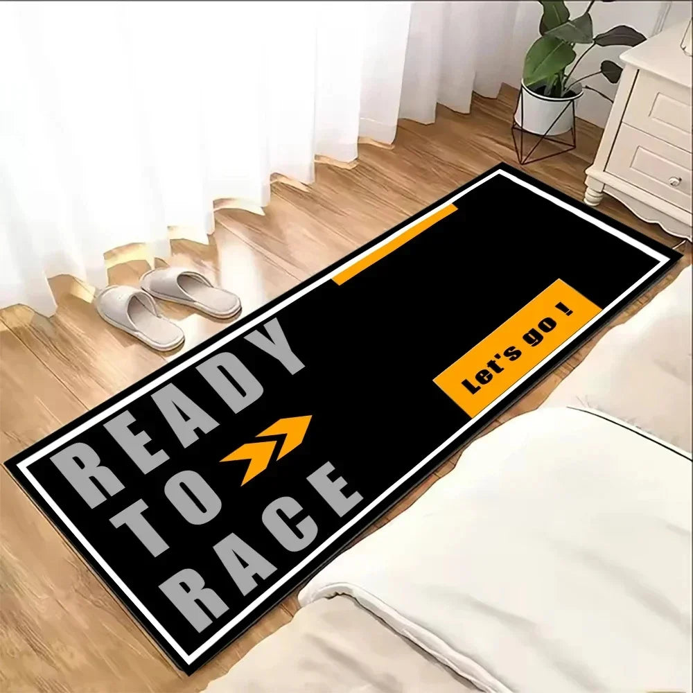 VIKAMA Motorcycle Parking Non-Slip Soft Area Rug