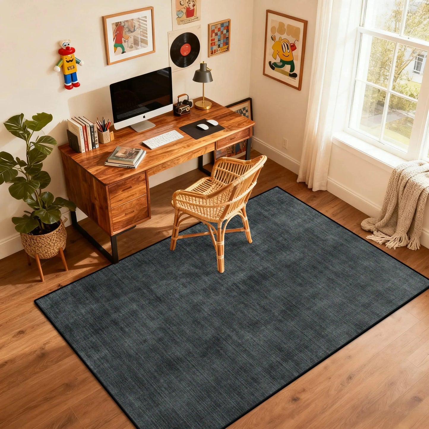 VIKAMA Luxury Style Non-Slip Floor Mat Rug