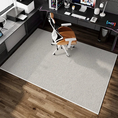 VIKAMA Simple Gaming Room Carpet Non-Slip Swivel Chair Study Bedroom Floor Mat