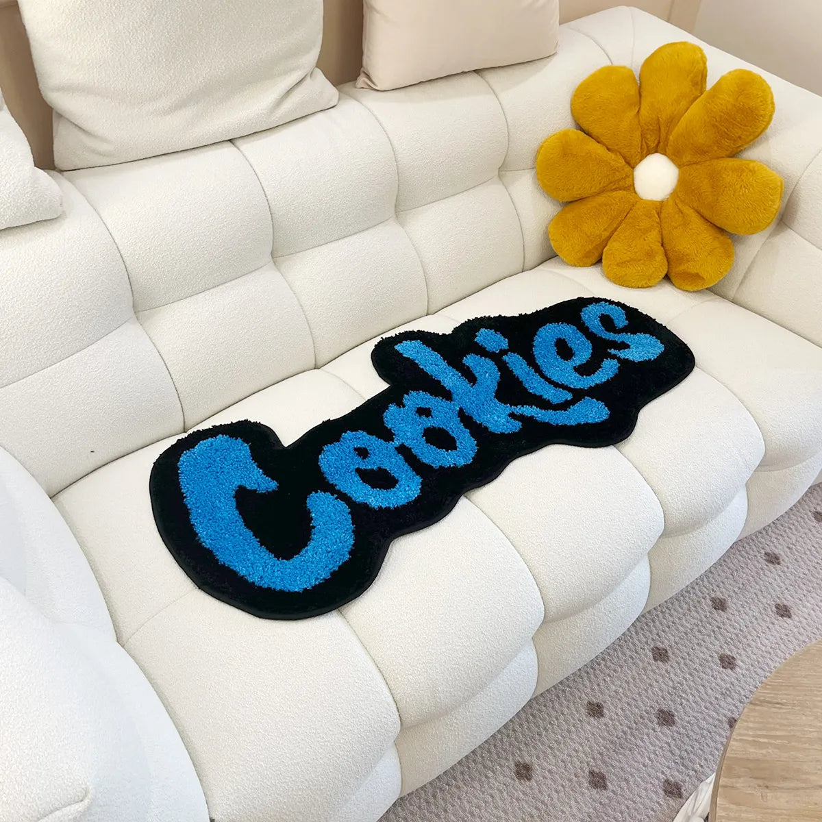 Handmade Cookies Tufted Soft Kids Rug