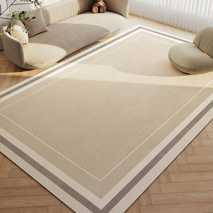 Wabi-Sabi Waterproof PVC Leather Anti-Slip Area Rug