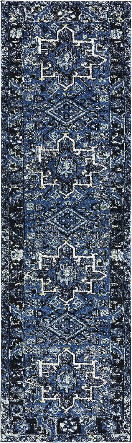 Bohemian Persian Geometric Runner Rug