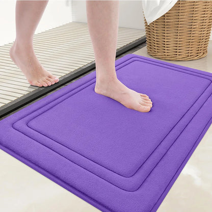 Olanly Memory Foam Soft Non-Slip Bath Mat