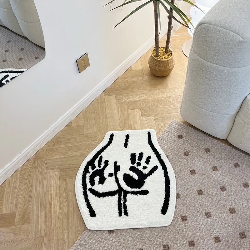 Butt Tufted Non-Slip Absorbent Rug
