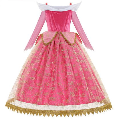 Disney Aurora Sleeping Beauty Princess Dress For Girls