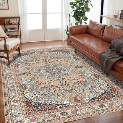 Bohemian crystal velvet anti-slip living room rug